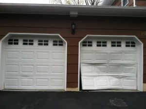 Bent Garage Door Panels - Repair - Elite Garage Door